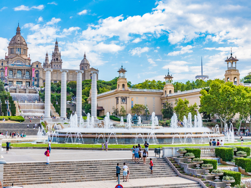 Barcelona  Spain passeig de gracia Tour Reservations